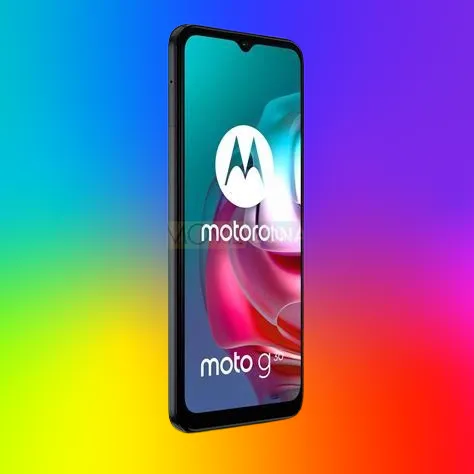 Pantallas para Motorola color negro en su parte trasera y con hondas de colores en su parte frontal