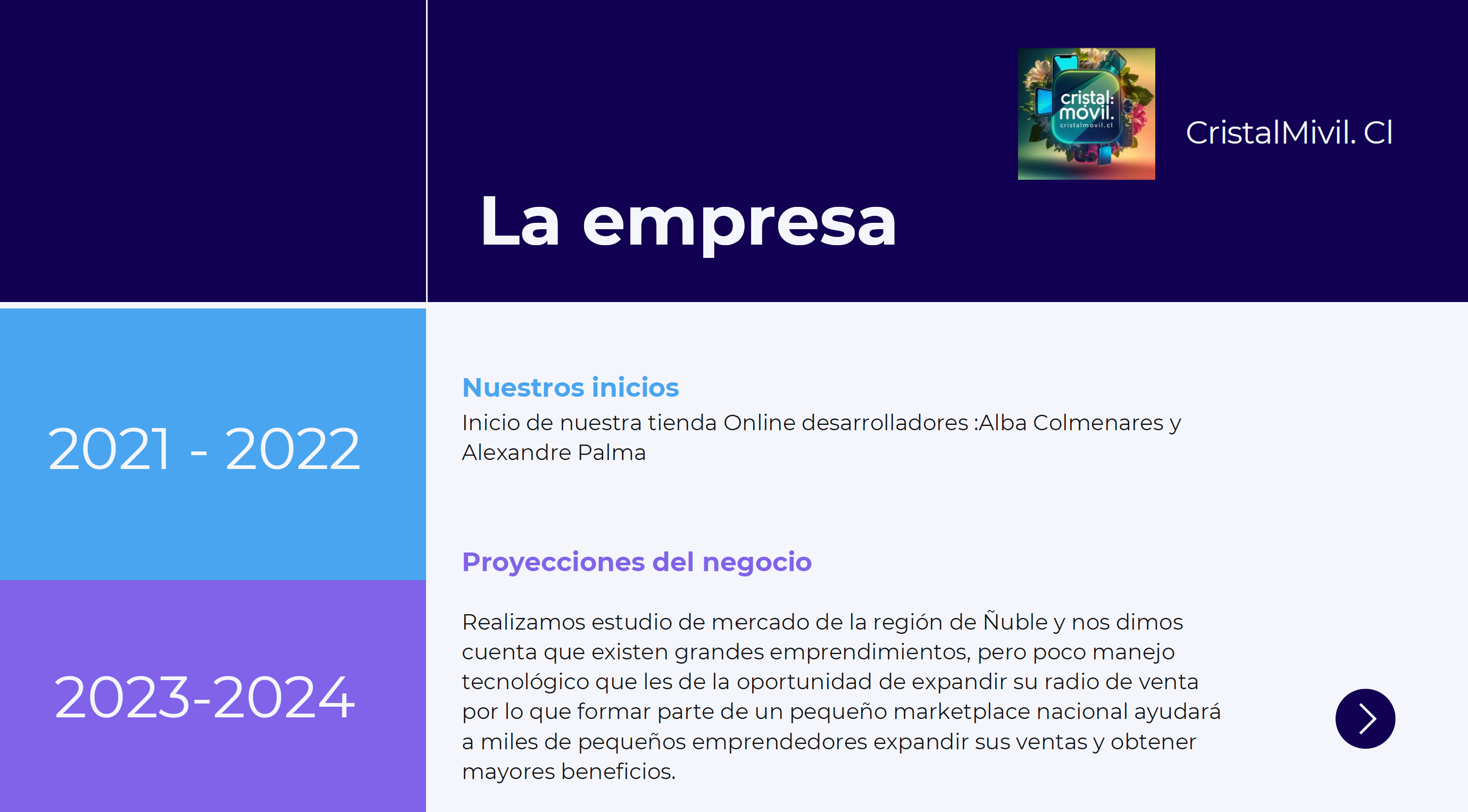 Crece junto a Cristal Movil
