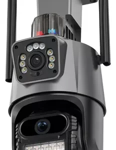 Camara Domo Wifi Doble Lente Con Alarma