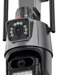 Camara Domo Wifi Doble Lente Con Alarma