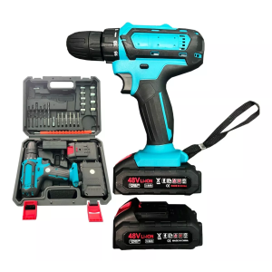 Taladro Inalámbrico 48V con Doble Batería Descubre el mejor taladro inalámbrico de 48V con doble batería, ideal para perforación y atornillado en cualquier material. Potencia, durabilidad y movilidad en un solo producto.