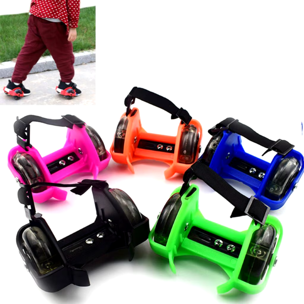 Patines Ajustables con Luces LED para Zapatilla