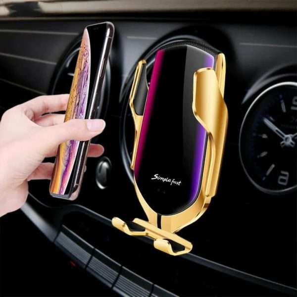 Cargador Inalámbrico para Auto con Soporte