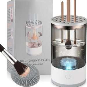 Limpiador de brochas de maquillaje