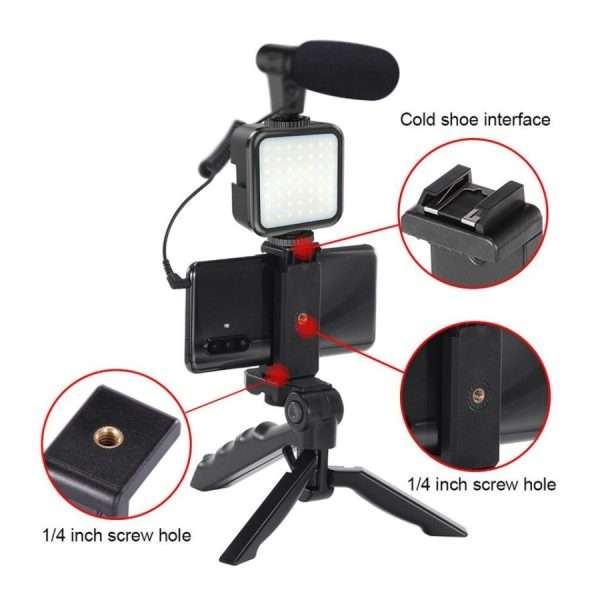 Kit de Grabación Móvil Profesional para Video y Fotos