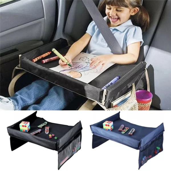 Bandeja de Viaje para Niños | Mesa Portátil Ideal para Viajes en Auto o Avión