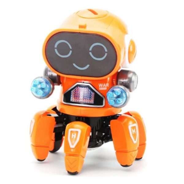 Robot Mascota Musical Bailarín con Luces LED - Cristal Móvil - Imagen 8