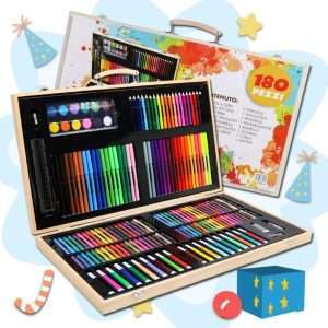 Juego de arte premium de 180 piezas