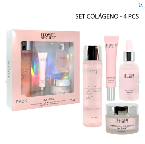 caja premium de cuidado facial con colágeno