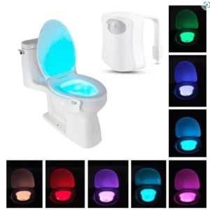 LUZ LED WC Sensor Movimiento 12 Unidades – Seguridad y Color