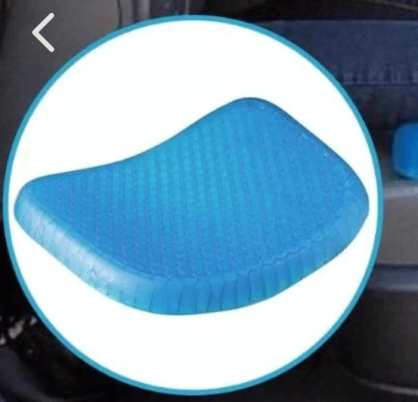 Cojín ergonómico de gel para coxis