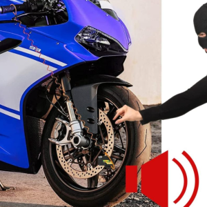 Candado de disco con alarma 110 dB para moto y bicicleta