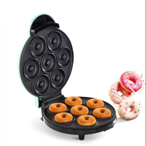 Mini Máquina de Donas Eléctrica Antiadherente