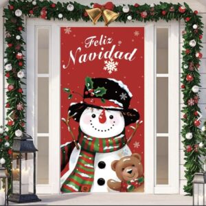 Decoración navideña para puertas